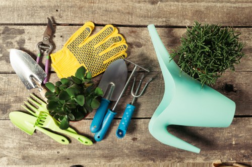 Arborist preparing tree surgery equipment for a service booking